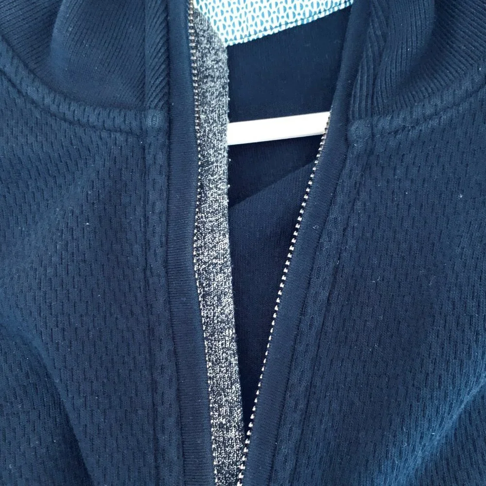 ZIP UP NAVY CARDIGAN Jacket MEN’s TED BAKER LONDON *Sz XL